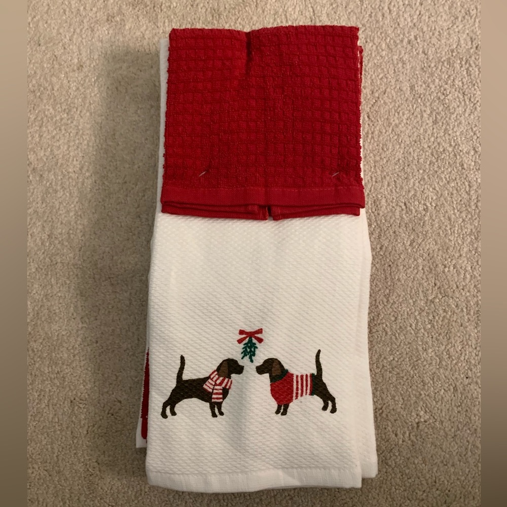 Nicole Miller Home Dog Kitchen Towels